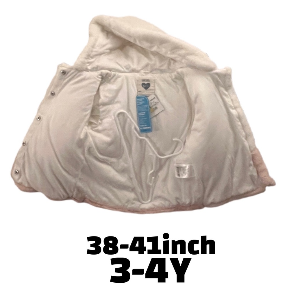 LC Waikiki heavy furry girls jacket 3-4Y - Picture 2 of 2